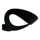 Applique Artemide Mesmeri vintage, noir mat, Italie 1980