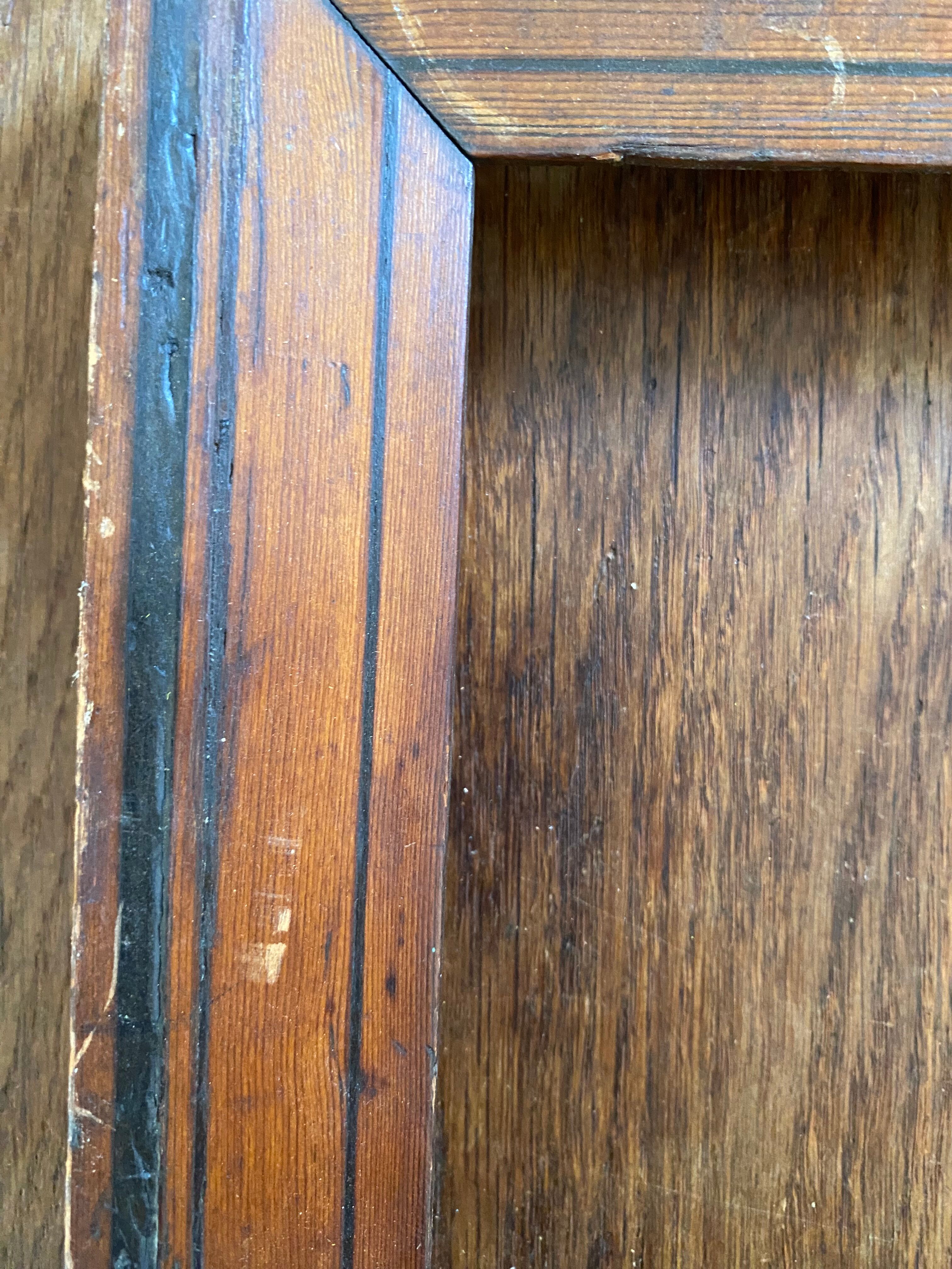 Lot 4 old wooden frames.