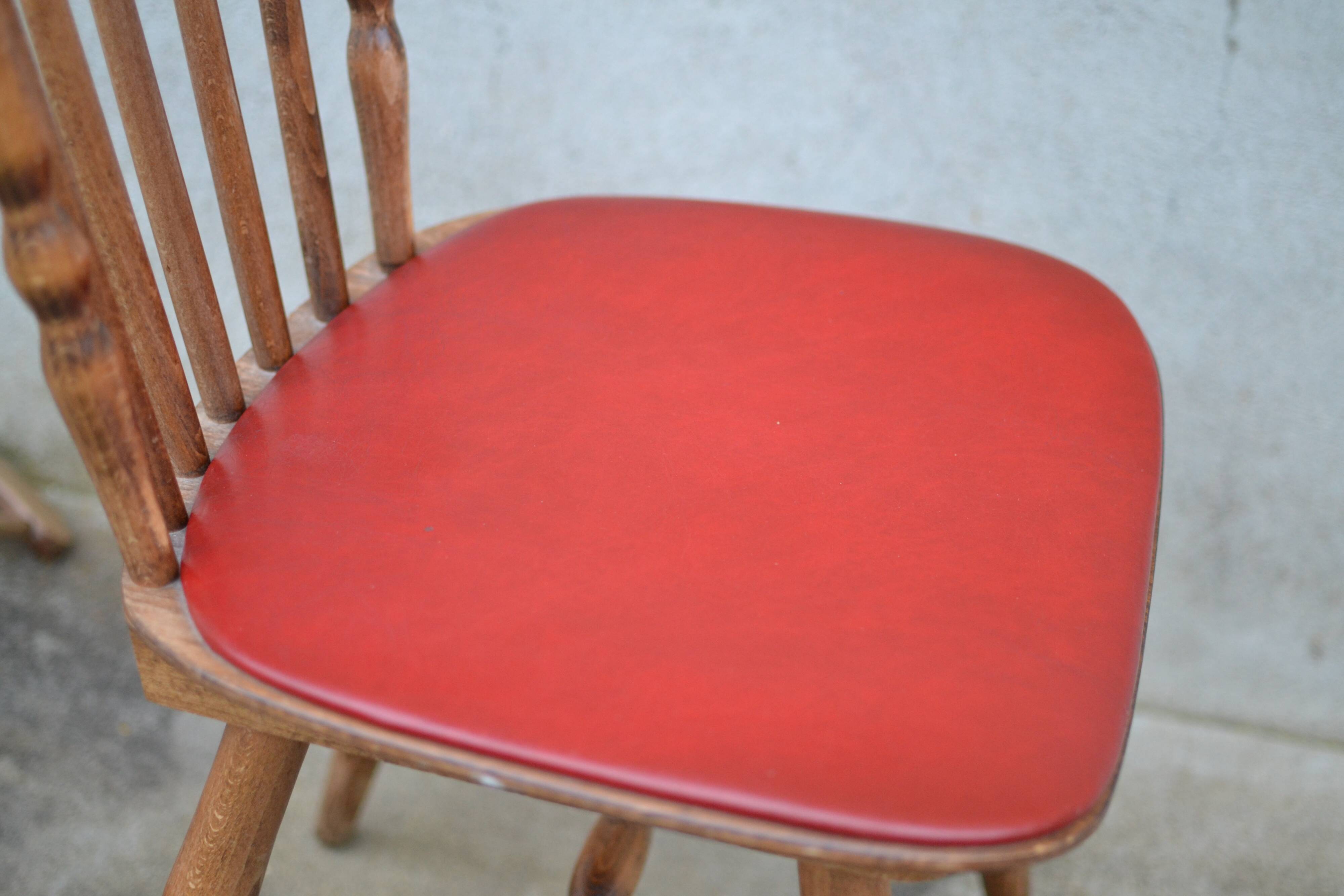 2 chairs Baumann sitting fabrics coated