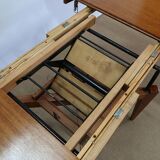 Mahogany "up and down" table – 1970s