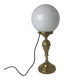 Vintage brass and opaline table lamp