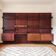 Wall system in rosewood by Gianfranco Frattini for Bernini