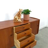 Teak veneer sideboard with drawers from Sweden