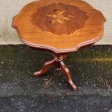 Small marquetry side table