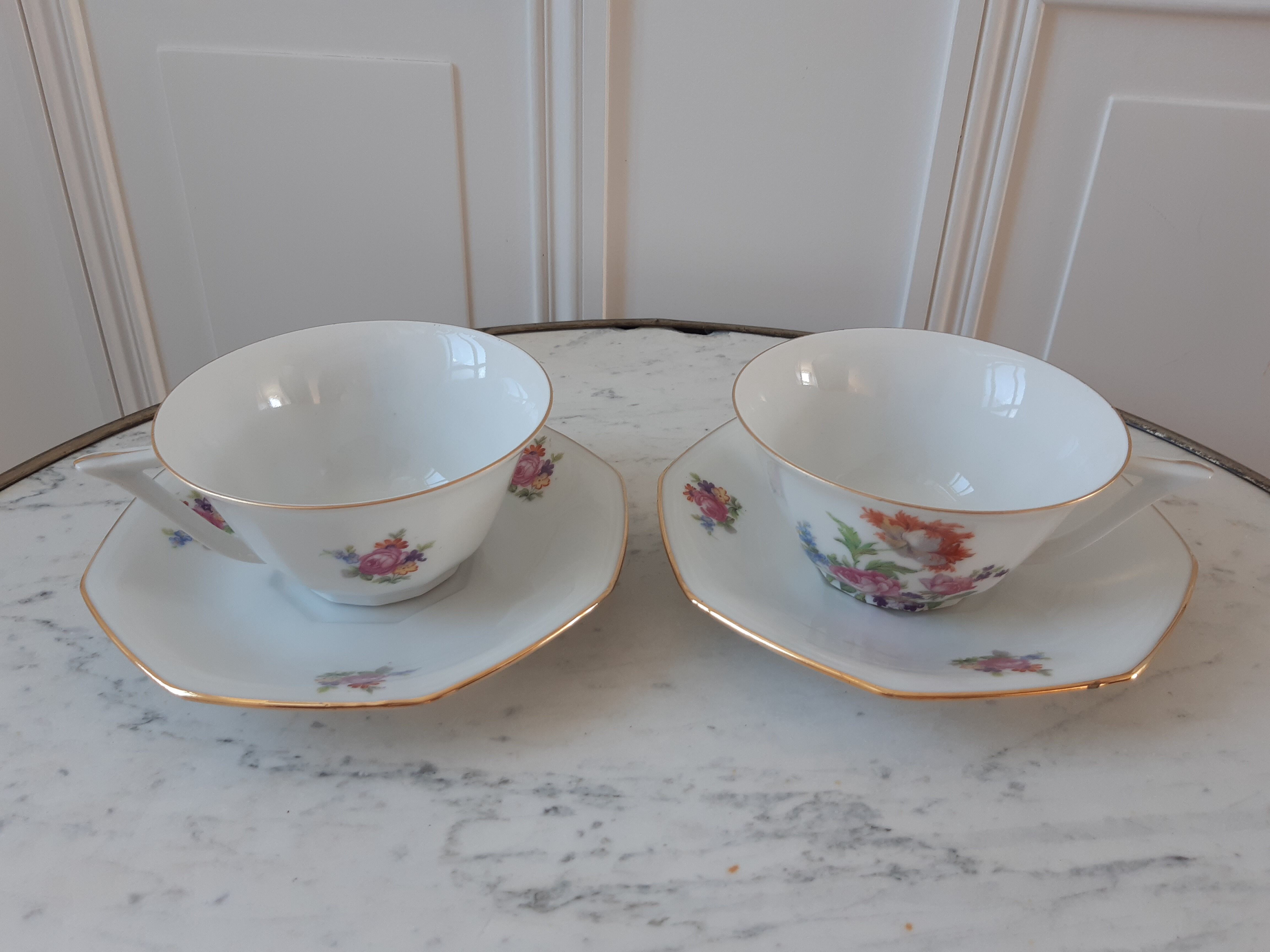 Duo of cups Limoges PN 60s
