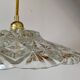 Vintage glass lampshade pendant light - tableware collection -