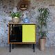Buffet vintage yellow and black