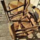 1 lot de 4 chaises rustique
