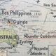 Old school map Vidal-Lablache 21, Mézières T15, 1900 Oceania