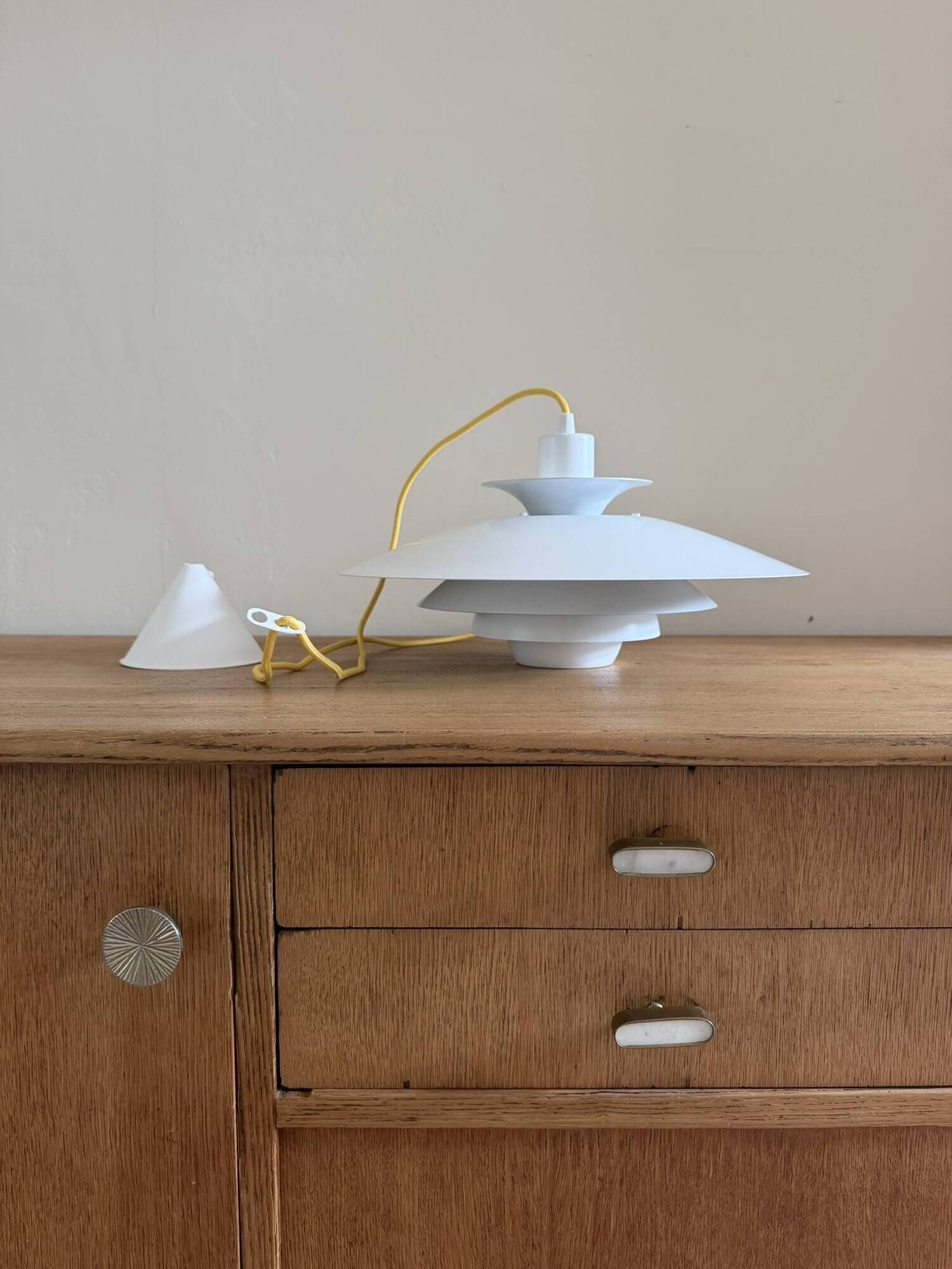 Vintage Jeka Metaltryk Alexia 8079-H - Danish design lamp - Ø40 cm