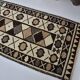 Neutral Turkish Handknotted Wool Runner sku 2064