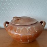 Sandstone soup service, 6 hollow plates and soup