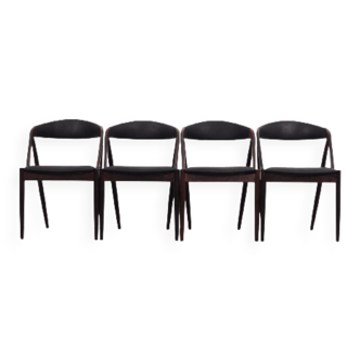 Set of four rosewood chairs, Danish design, 1970s, designer: Kai Kristiansen