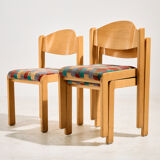 Stackable beech chair