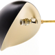 Paire appliques coquillage noir