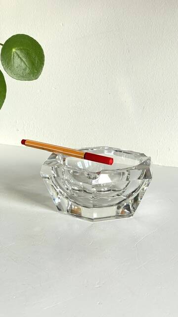 CENDRIER Vide-Poche CRISTAL Vintage