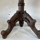 Carved oak planter