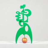 Antonine de Saint Pierre. Green sculpture “The Kiss”. Contemporary.