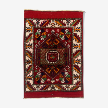 Tapis turc oriental vintage 120x80 cm, rouge