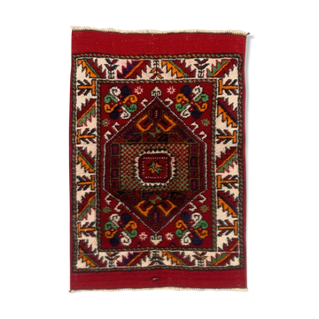Tapis turc oriental vintage 120x80 cm, rouge