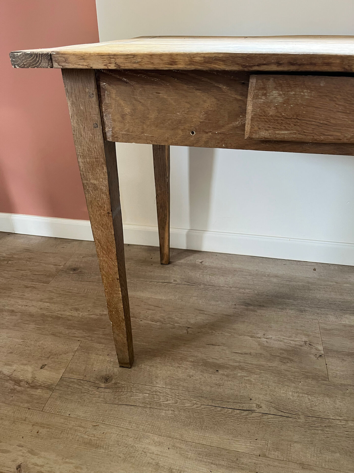 Oak farmhouse table