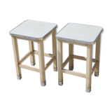 Pair of small stools years 50
