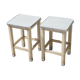 Pair of small stools years 50