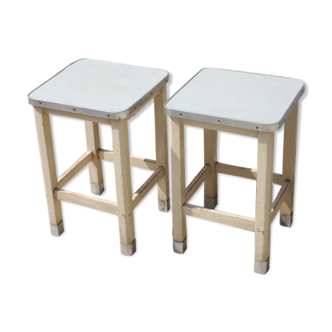 Pair of small stools years 50