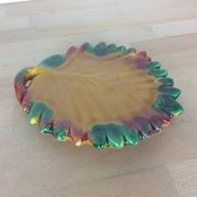 Vallauris mustard pepper shaker, dabbling, ceramics