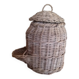 Panier en osier vintage à pommes de terre ou à oeufs