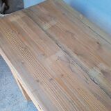 90cm old solid wood workbench
