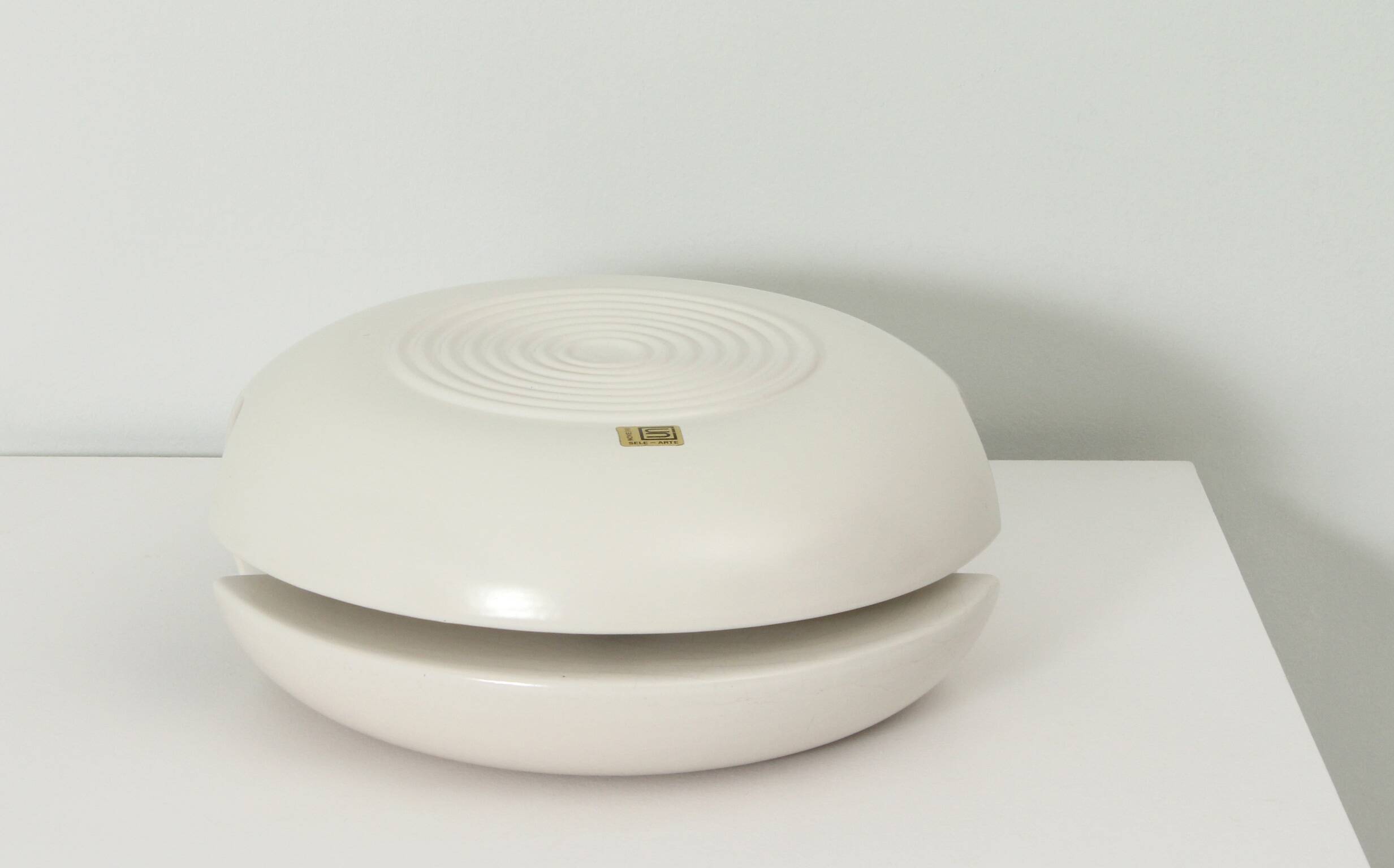 Ceramic table lamp by Sele Arte, Italy, 1970s