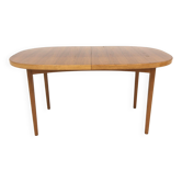 Scandinavian teak dining table, Bertil Fridhagen, Sweden, 1960s