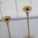 Pair of vintage brass candle holders 1970