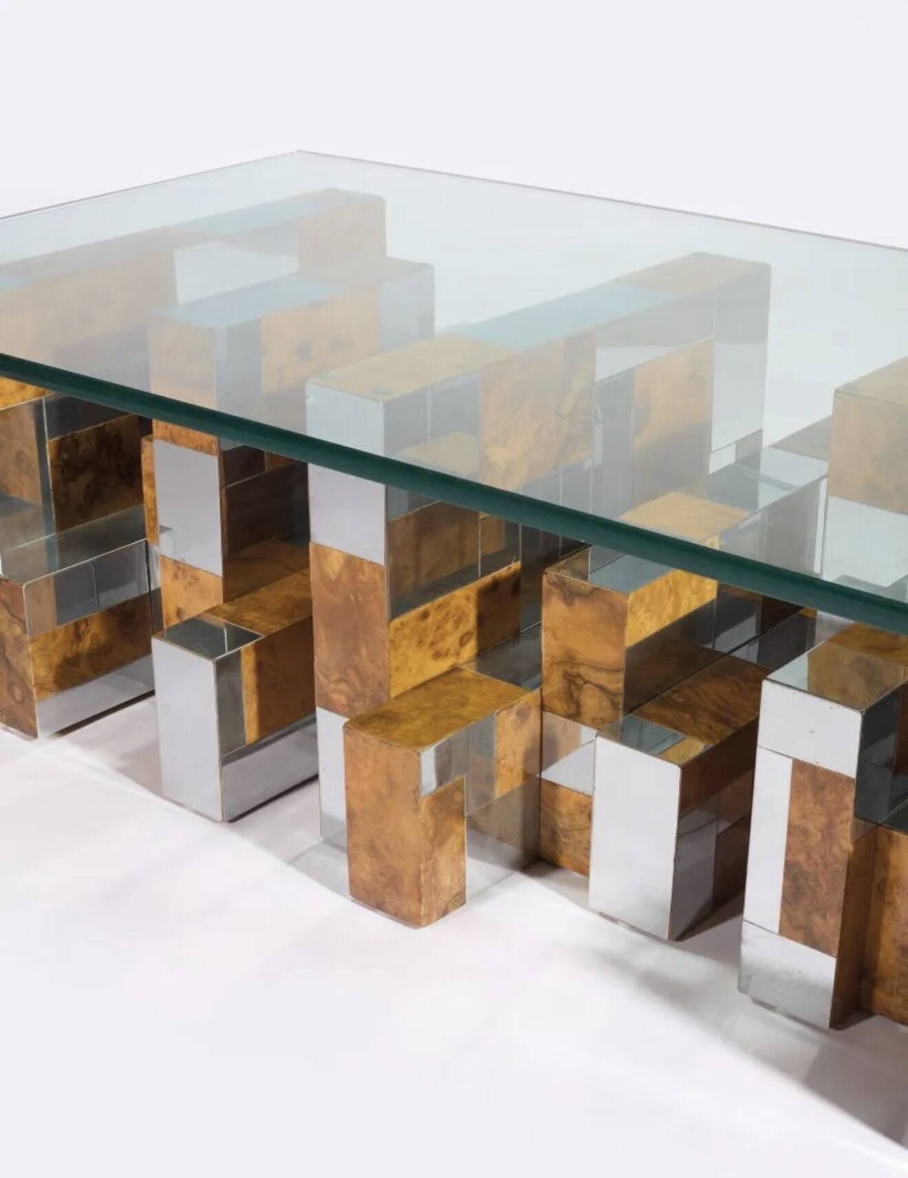 Paul Evans (1931-1987) cityscape coffee table