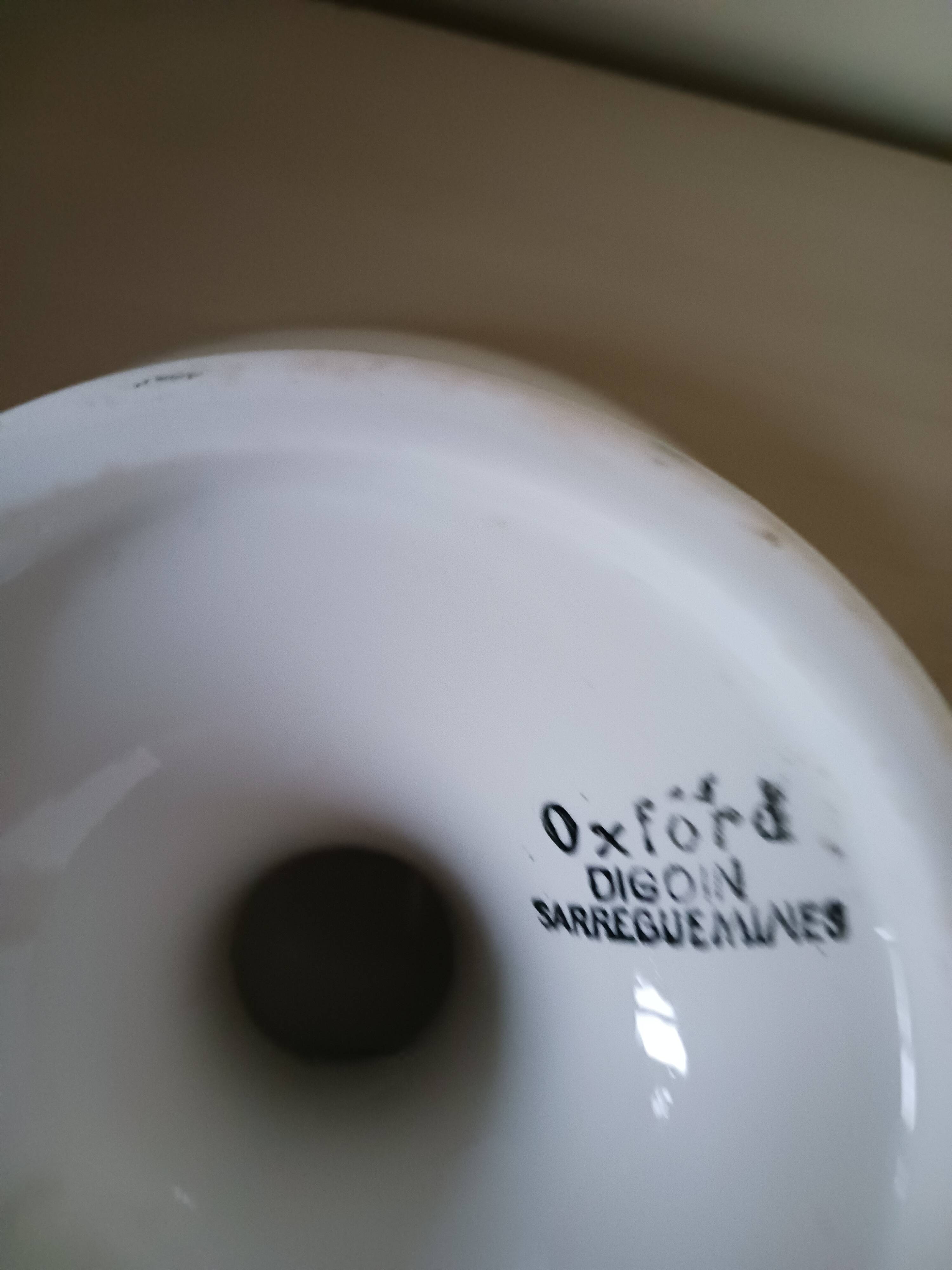 Art Deco fruit bowl from Sarreguemines