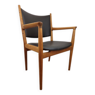 Fauteuil JH513 par HJ Wegner pour Johannes Andersen