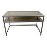 Bureau en Aluminium et Verre