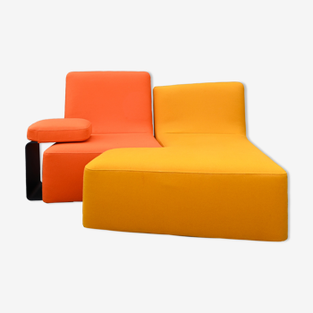 Modular sofa Confluences model " Toi et Moi Chair " designed by Philippe Nigro for Ligne Roset