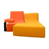 Modular sofa Confluences model " Toi et Moi Chair " designed by Philippe Nigro for Ligne Roset