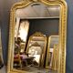 Old mirror gold leaf gilding