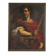 Rare Italian painting portrait of Julius Caesar from the 17th century