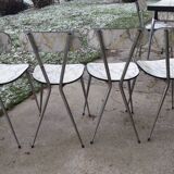 Formica table and 6 chairs