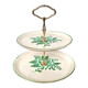 Présentoir à gâteaux serviteur céramique à fleurs