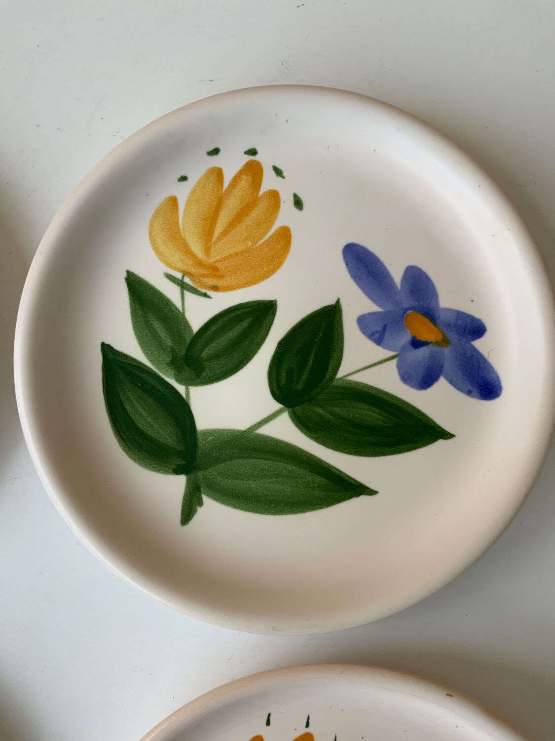 Assiettes Poterie du Marais