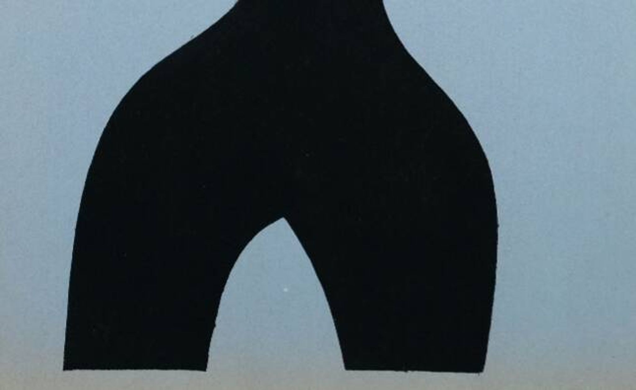 Jean arp : homme oiseau - pochoir