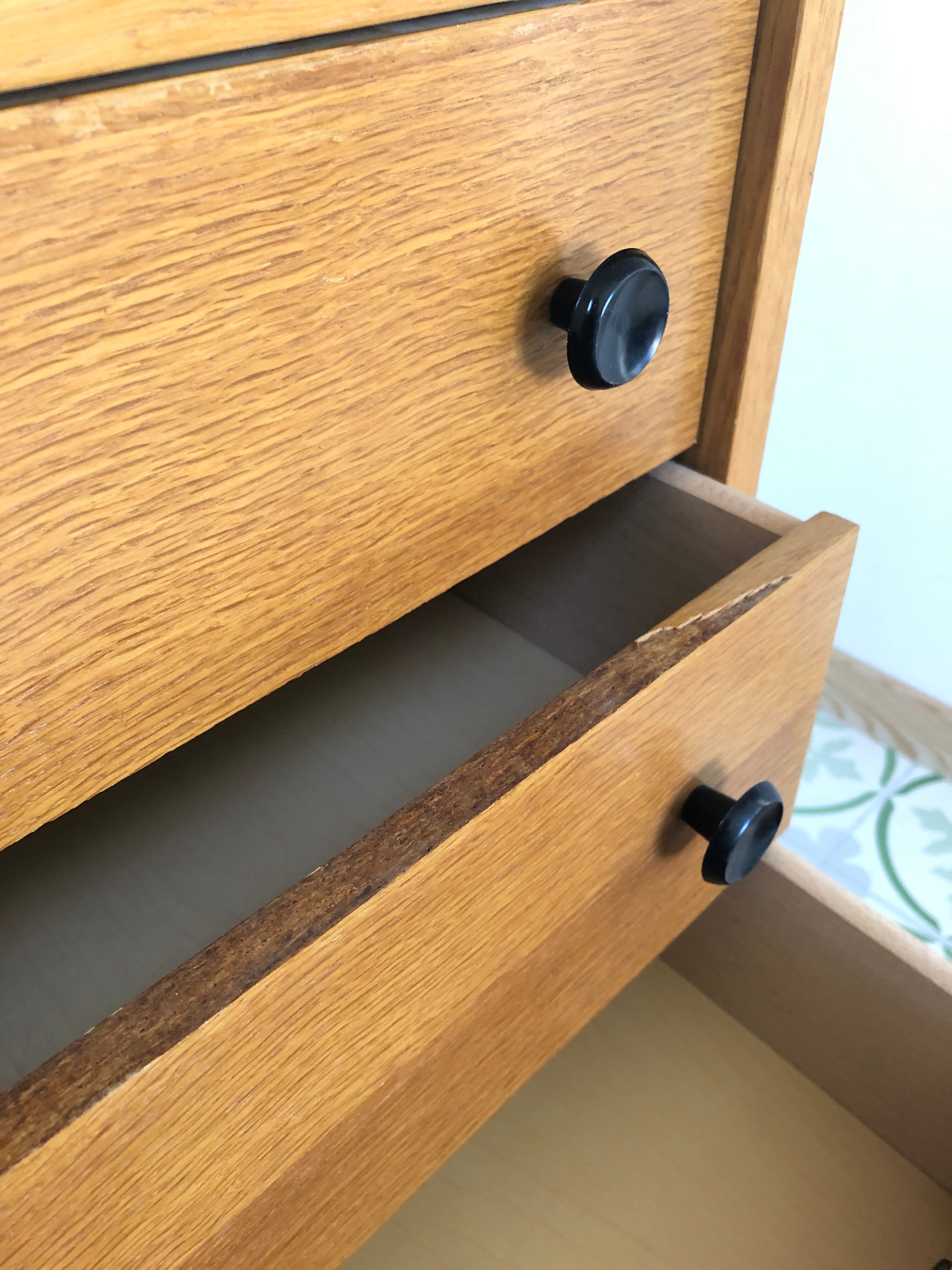 Vintage glazed dresser, 1960
