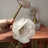 Paire d’appliques murales tulipes fleurs