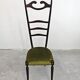 Chiavari chairs with high backs Mid Century Modern Paolo Buffa 1950s
