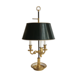 Lampe bouillotte ou flambeau couvert en bronze doré de la fin du XVIIIe siècle
